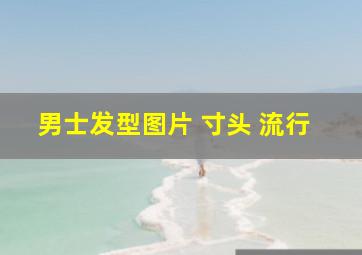 男士发型图片 寸头 流行